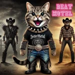 black metal cat